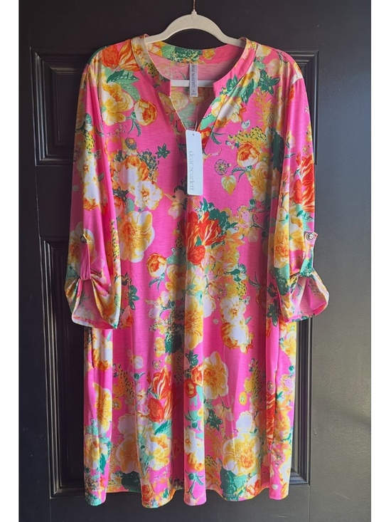 Dear Scarlett Dresses & Skirts - Dear Scarlett 3/4 Sleeve Wrinkle-Free Lizzy Dress - Size XL